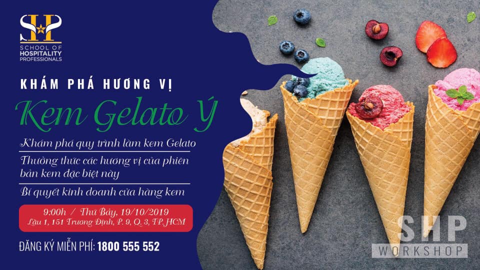 Khám phá hương vị kem Gelato Ý