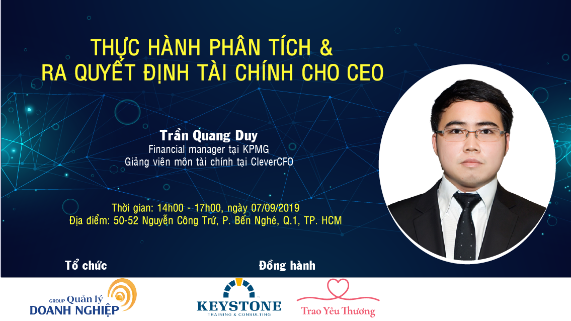 Thực hành phân tích & ra quyết định tài chính cho CEO